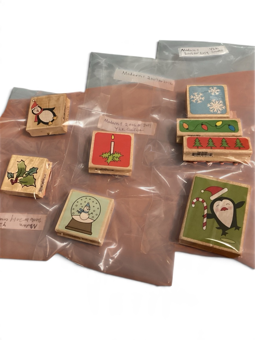 Rubber Stamps Holiday Lot of 8 Studio G Katie & Co Stampabilities